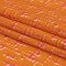 1 Yard Linen and Rayon Woven Orange and Pink Dot Lines Spot of Sunshine Print